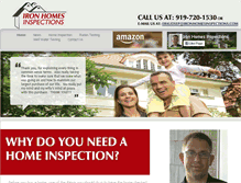 Tablet Screenshot of ironhomesinspections.com